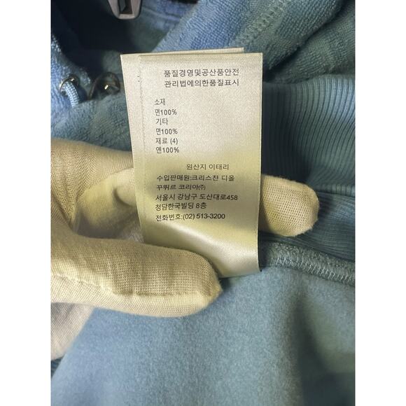 Christian Dior Oblique Relaxed-Fit Hooded Sweatshirt Blue Size XS Unisex NWT COA - Picture 12 of 16